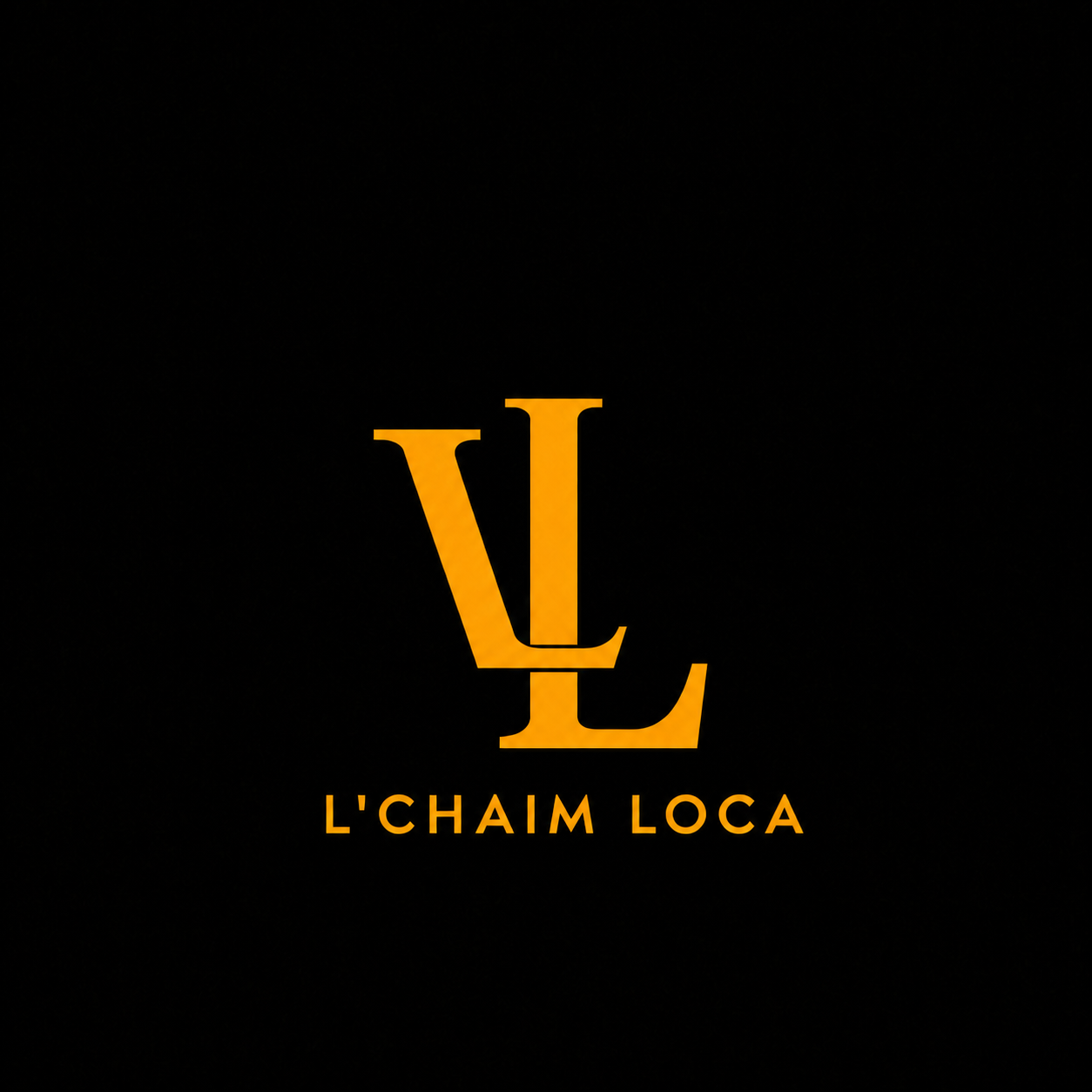 Classic gold LL L'Chaim Loca signature
